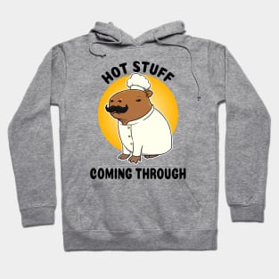 Hot Stuff coming through Capybara Chef Hoodie